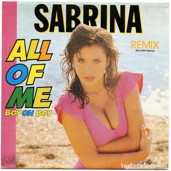 Vinyl records: Sabrina &ndash; All Of Me (Remix) (Vinyl, Blanco Y Negro BNS-222)