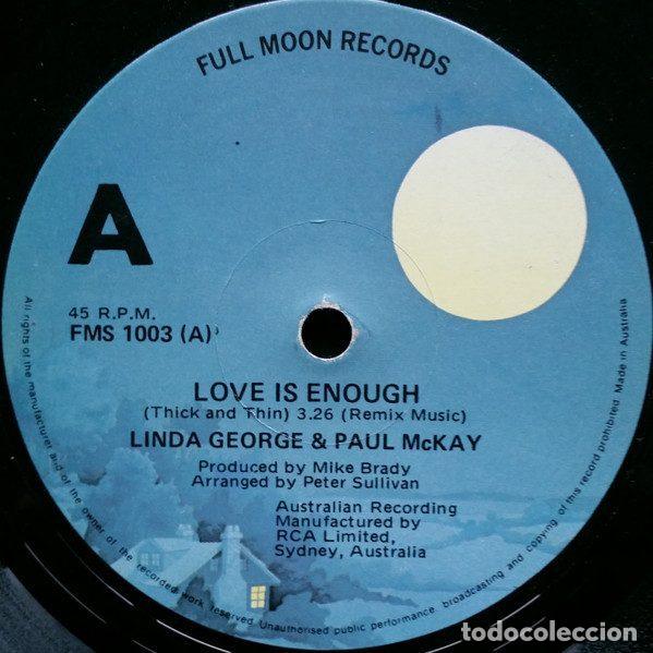 Vinyl-Schallplatten: Linda George & Paul McKay &ndash; Love Is Enough (Vinyl, Full Moon Records FMS 1003)