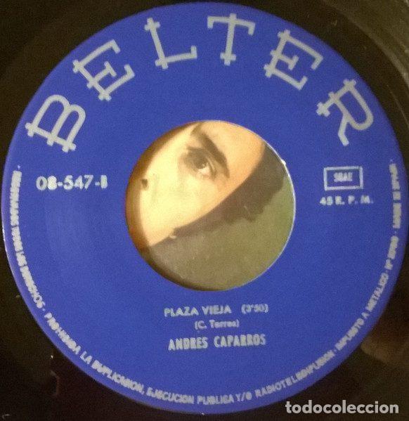 Discos de vinilo: Andr&eacute;s Caparr&oacute;s &ndash; Gitana (Vinyl, Belter 08-547) - Foto 4