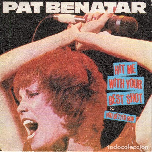 Discos de vinil: Pat Benatar &ndash; Hit Me With Your Best Shot (Vinyl, Chrysalis CHS-2452)