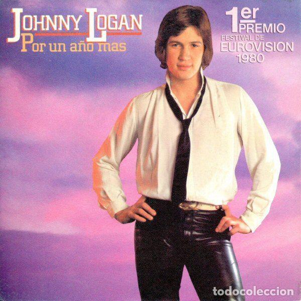 Discos de vinilo: Johnny Logan &ndash; Por Un A&ntilde;o M&aacute;s (Vinyl, Epic EPC 8572)