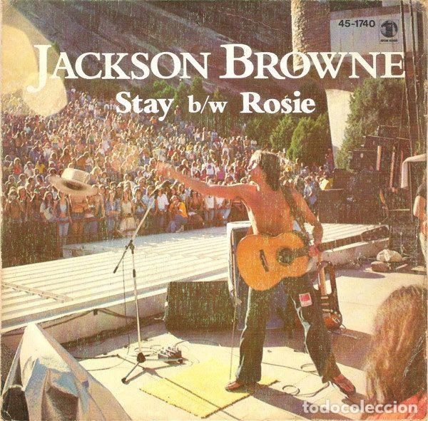 Dischi in vinile: Jackson Browne &ndash; Stay (Vinyl, Asylum Records 45-1740)