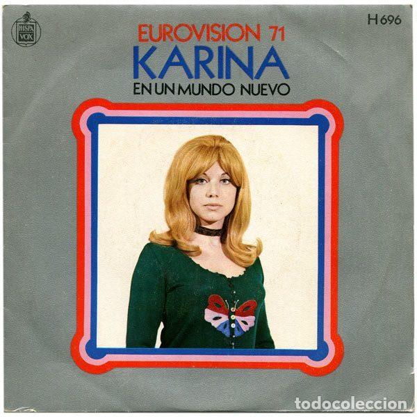 Dischi in vinile: Karina &ndash; En Un Mundo Nuevo (Vinyl, Hispavox H 696)
