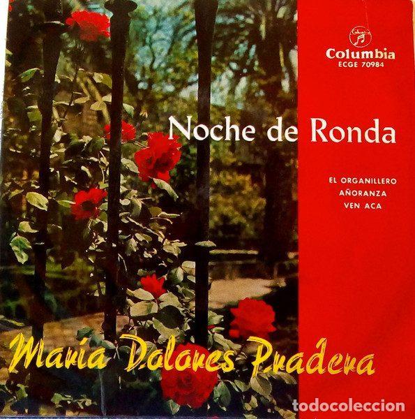 Dischi in vinile: Maria Dolores Pradera &ndash; Noche De Ronda (Vinyl, Columbia ECGE 70984)