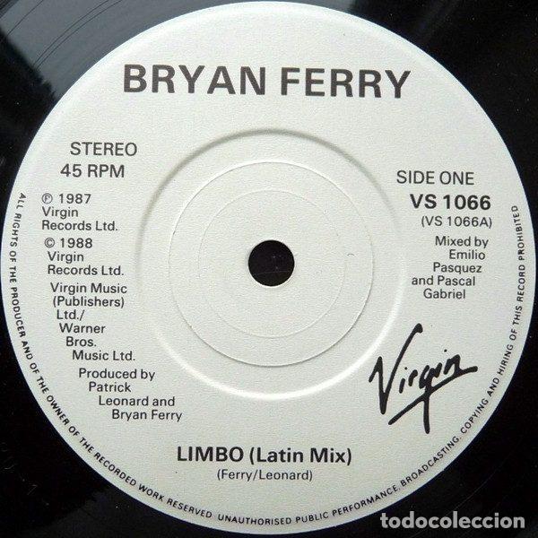 Discos de vinilo: Bryan Ferry &ndash; Limbo (Vinyl, Virgin VS 1066) - Foto 3