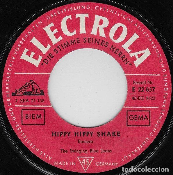 Vinyl records: The Swinging Blue Jeans &ndash; Hippy Hippy Shake (Vinyl, Electrola E 22 657)