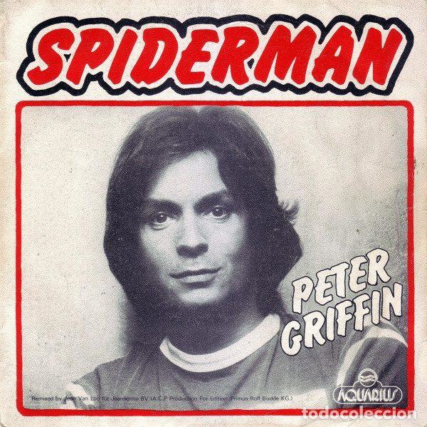 Vinyl records: Peter Griffin &ndash; Spiderman (Vinyl, Aquarius CBS 8127)