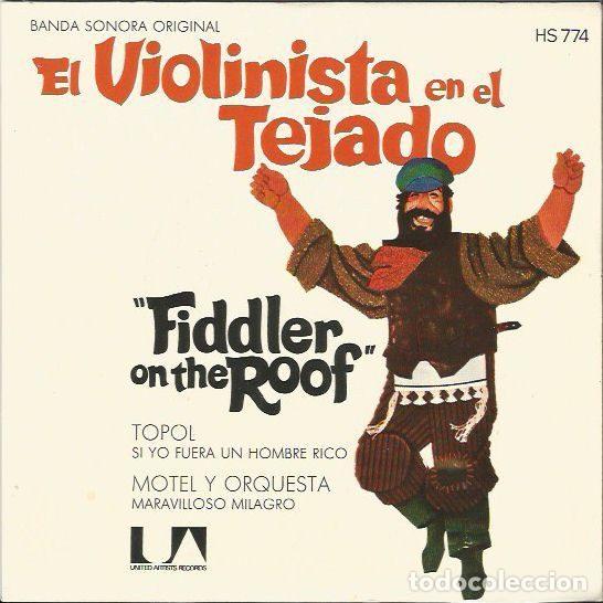 Vinyl-Schallplatten: Topol &ndash; El Violinista En El Tejado = Fiddler On The Roof (Vinyl, United Artists Records HS 774)