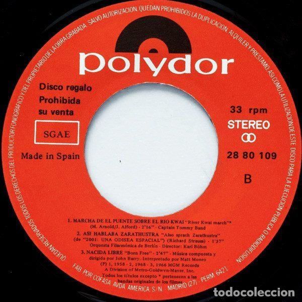 Discos de vinilo: Various &ndash; 6 Temas De Cine (Vinyl, Polydor 28 80 109) - Foto 4