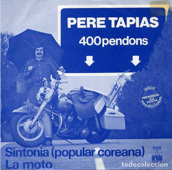 Discos de vinilo: Pere T&agrave;pias &ndash; 400 Pendons (Vinyl, Ariola 0109)