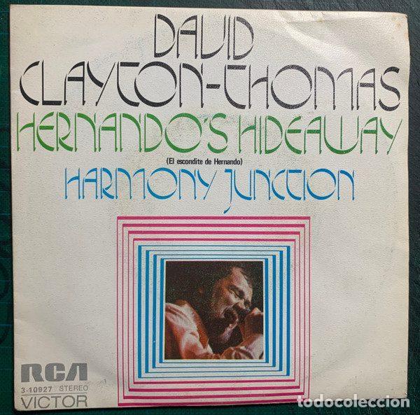 Vinyl records: David Clayton-Thomas &ndash; Hernando's Hideaway (El Escondite De Hernando) (Vinyl, RCA Victor 3-10927)