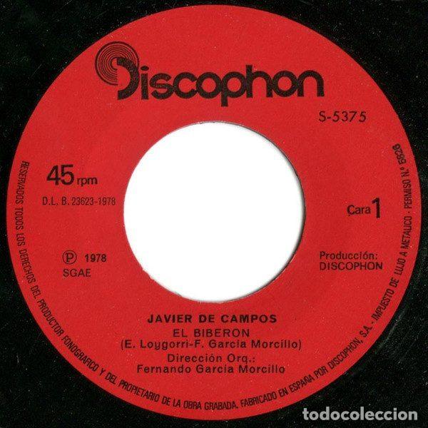 Discos de vinilo: Javier De Campos &ndash; El Biberon (Vinyl, Discophon S-5375) - Foto 3