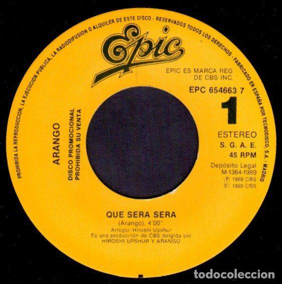 Discos de vinilo: Arango &ndash; Que Ser&aacute; Ser&aacute; (Vinyl, Epic EPC 654663 7) - Foto 3