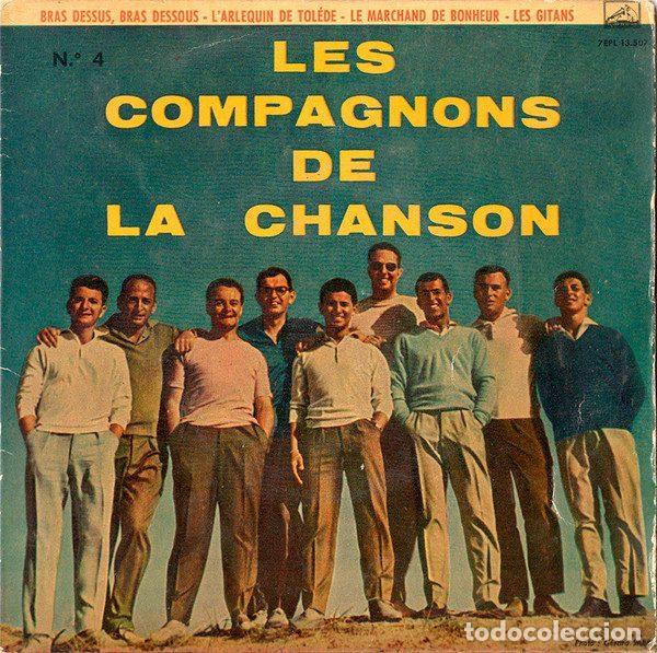 Vinyl-Schallplatten: Les Compagnons De La Chanson &ndash; Bras Dessus, Bras Dessous / L'Arlequin De Tolede / Le Marchand De...