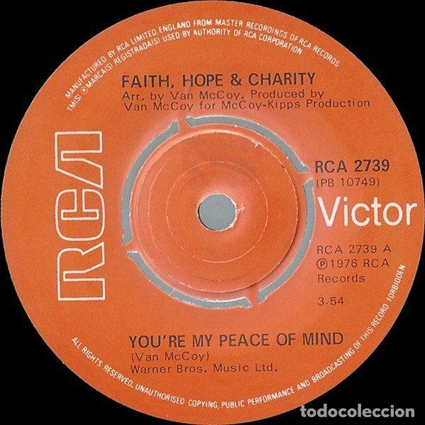 Vinyl-Schallplatten: Faith, Hope & Charity &ndash; You're My Peace Of Mind (Vinyl, RCA Victor RCA 2739)