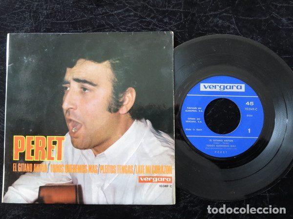 Discos de vinilo: Peret &ndash; El Gitano Ant&oacute;n (Vinyl, Vergara 10.049-C) - Foto 2