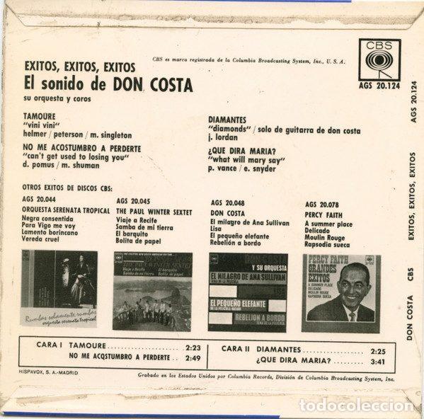 Discos de vinilo: Don Costa Su Orquesta Y Coros &ndash; &Eacute;xitos, &Eacute;xitos, &Eacute;xitos...! El Sonido De Don Costa, Su Orquesta Y... - Foto 2