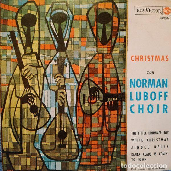Disques de vinyle: Norman Luboff Choir &ndash; Christmas Con Norman Luboff Y Coros (Vinyl, RCA Victor 3-20934)