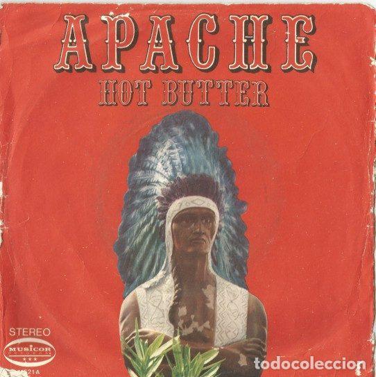 Vinyl-Schallplatten: Hot Butter &ndash; Apache (Vinyl, Musicor Records 11.521-A)