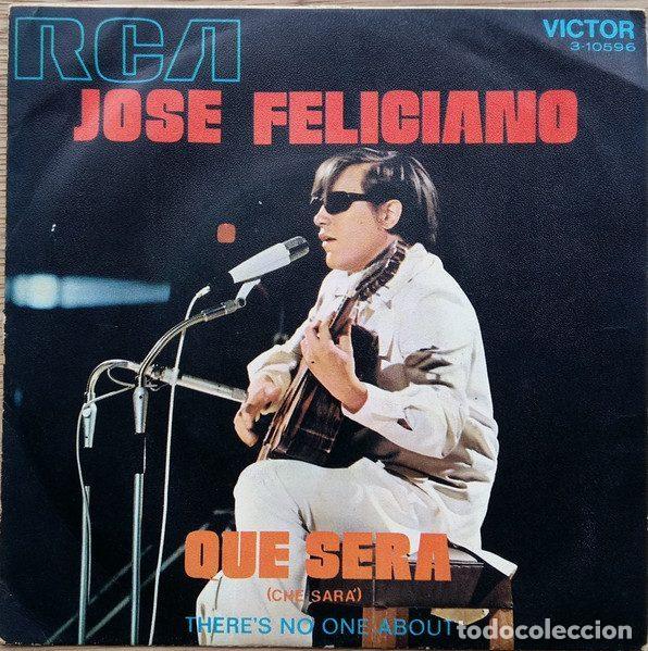 Dischi in vinile: Jose Feliciano &ndash; Que Sera = Che Sara' (Vinyl, RCA Victor 3-10596)