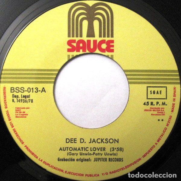 Discos de vinilo: Dee D. Jackson &ndash; Automatic Lover (Vinyl, Sauce Internacional BSS-013) - Foto 3