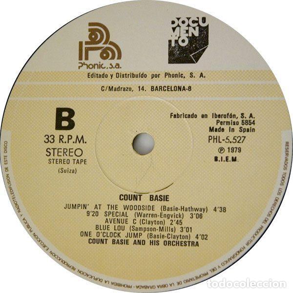 Discos de vinilo: Count Basie &ndash; Count Basie (Vinyl, Phonic PHL-5.527) - Foto 2