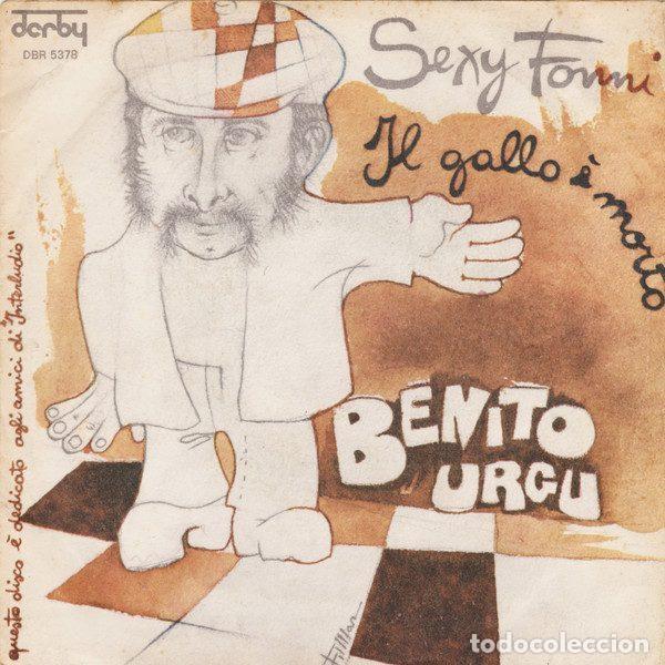 Dischi in vinile: Benito Urgu &ndash; Sexy Fonni / Il Gallo &Egrave; Morto (Vinyl, Derby DBR 5378)