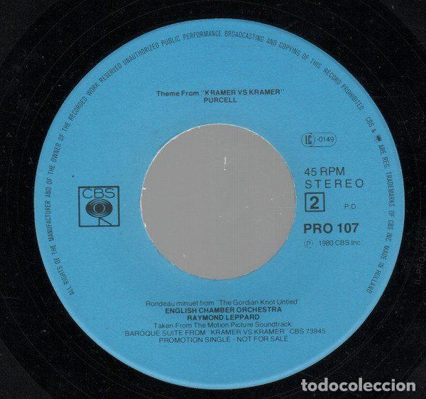 Discos de vinilo: Various &ndash; Kramer Vs. Kramer (Soundtrack) (Vinyl, CBS PRO 107) - Foto 4