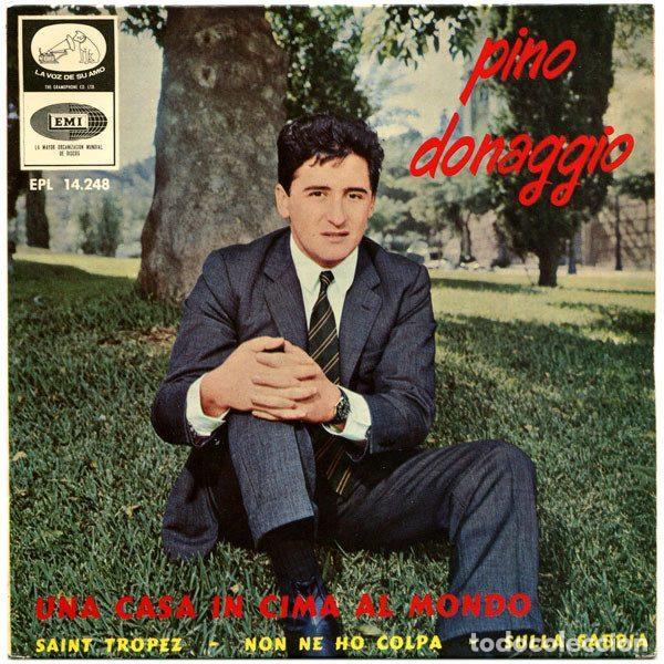 Discos de vinil: Pino Donaggio &ndash; Una Casa In Cima Al Mondo (Vinyl, La Voz De Su Amo EPL 14.248)
