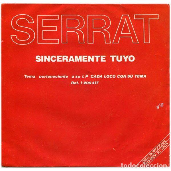 Disques de vinyle: Joan Manuel Serrat &ndash; Sinceramente Tuyo / Algo Personal (Vinyl, Ariola B-105.608)