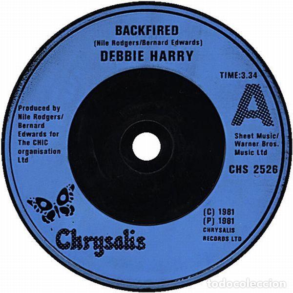 Discos de vinilo: Debbie Harry &ndash; Backfired (Vinyl, Chrysalis CHS 2526) - Foto 3