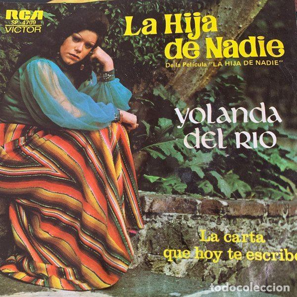 Vinyl records: Yolanda Del Rio &ndash; La Hija De Nadie / La Carta Que Hoy Te Escribo (Vinyl, RCA Victor SP-4709)