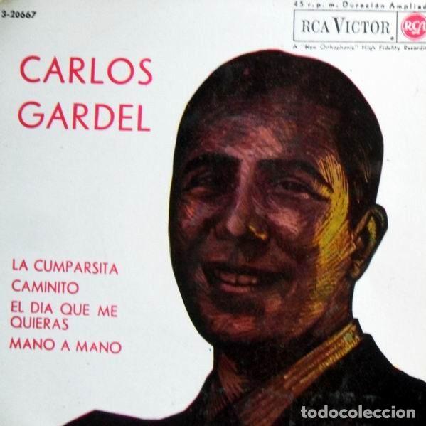 Disques de vinyle: Carlos Gardel &ndash; La Cumparsita / Caminito / El Dia Que Me Quieras / Mano A Mano (Vinyl, RCA...