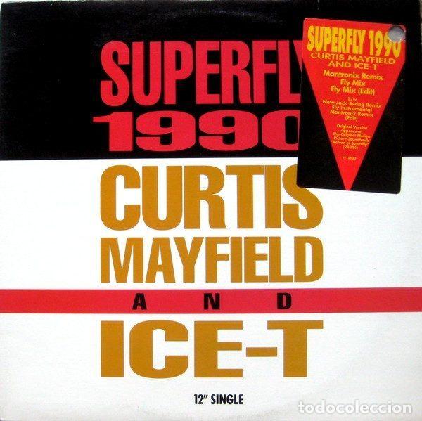 Disques de vinyle: Curtis Mayfield And Ice-T &ndash; Superfly 1990 (Vinyl, Capitol Records V-15602)
