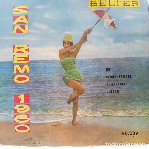 Discos de vinil: Jimmy Fontana &ndash; San Remo 1960 (Vinyl, Belter 50.289)