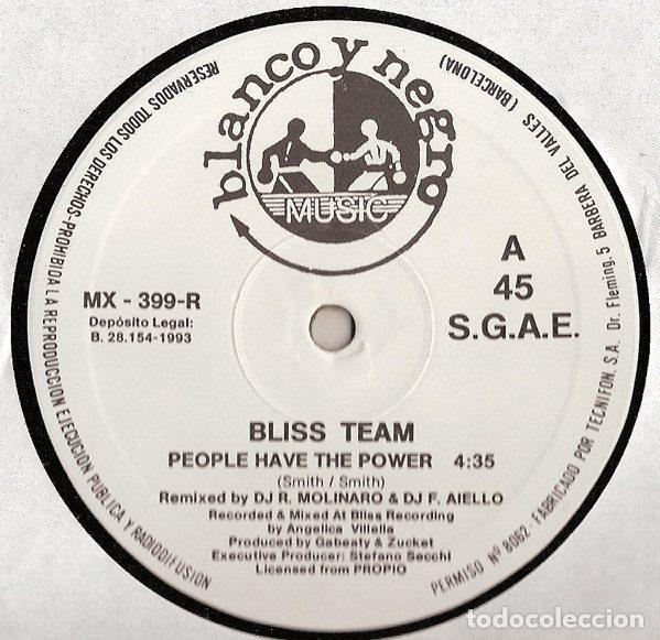 Disques de vinyle: Bliss Team &ndash; People Have The Power (Remix) (Vinyl, Blanco Y Negro MX 399R)