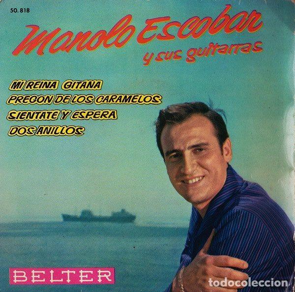 Disques de vinyle: Manolo Escobar Y Sus Guitarras &ndash; Mi Reina Gitana (Vinyl, Belter 50. 818)