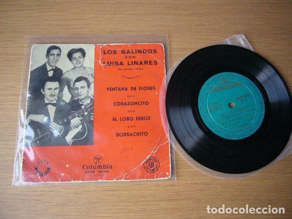 Dischi in vinile: Luisa Linares Con Los Galindos &ndash; Ventana De Flores (Vinyl, Columbia ECGE 70140)