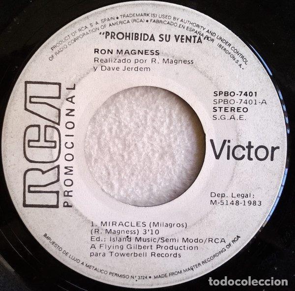 Discos de vinil: Ron Magness &ndash; Miracles = Milagros / Emotion = Emoci&oacute;n (Vinyl, RCA Victor SPBO-7401)