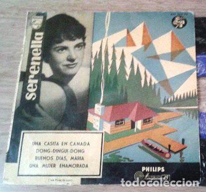 Vinyl records: Serenella Con Jose Luis Sanesteban y Su M&uacute;sica &ndash; Una Casita En Canada (Vinyl, Philips 421 254 PE)