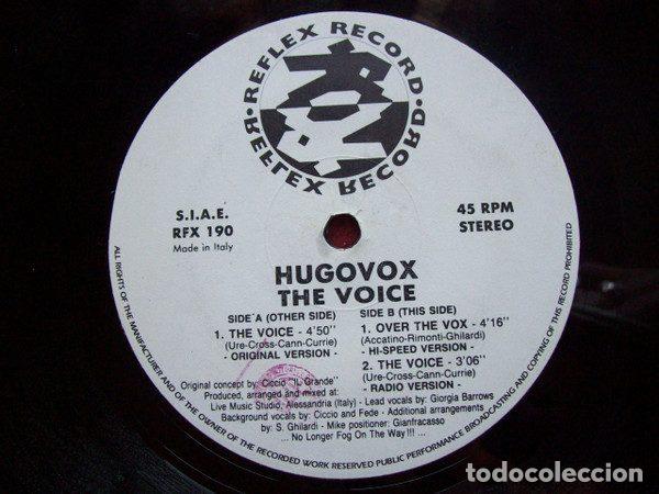 Discos de vinil: Hugovox &ndash; The Voice (Vinyl, Reflex Records RFX 190)