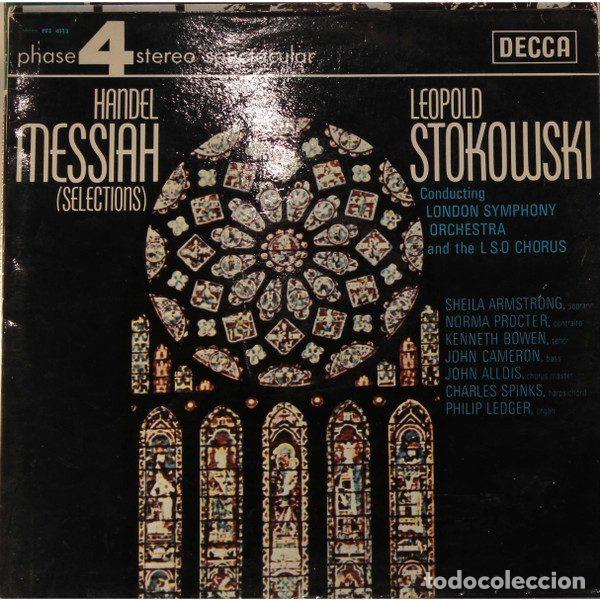 Discos de vinil: Handel - London Symphony Orchestra, LSO Chorus, Leopold Stokowski, Sheila Armstrong, Norma...