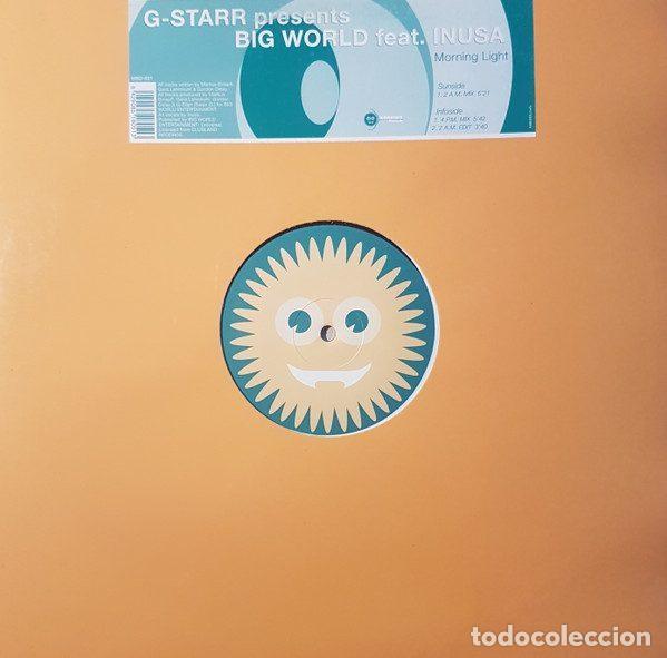 Disques de vinyle: G-Starr Presents Big World Feat. Inusa &ndash; Morning Light (Vinyl, Morbido Records MBD 031)