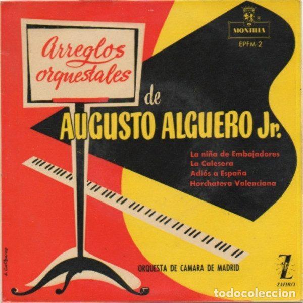 Disques de vinyle: Augusto Alguero Jr., Orquesta De Camara De Madrid &ndash; Arreglos Orquestales De Augusto Alguero Jr....
