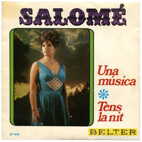 Vinyl records: Salom&eacute; &ndash; Una M&uacute;sica / Tens La Nit (Vinyl, Belter 07-458)