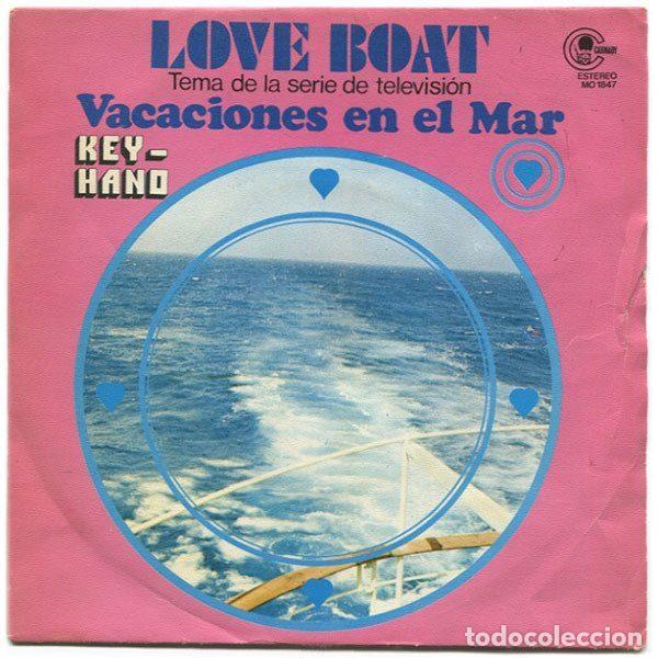Disques de vinyle: Key-Hano / Backgammon &ndash; Love Theme From Love Boat / Sunset In Ibiza (Vinyl, Carnaby MO 1847)
