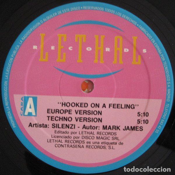 Discos de vinilo: Silenzi &ndash; Hooked On A Feeling (Vinyl, Lethal Records LT-001-MX) - Foto 3