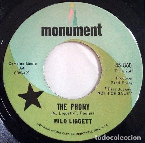 Discos de vinil: Milo Liggett &ndash; The Phony / Gold And Silver (Vinyl, Monument 45-860)