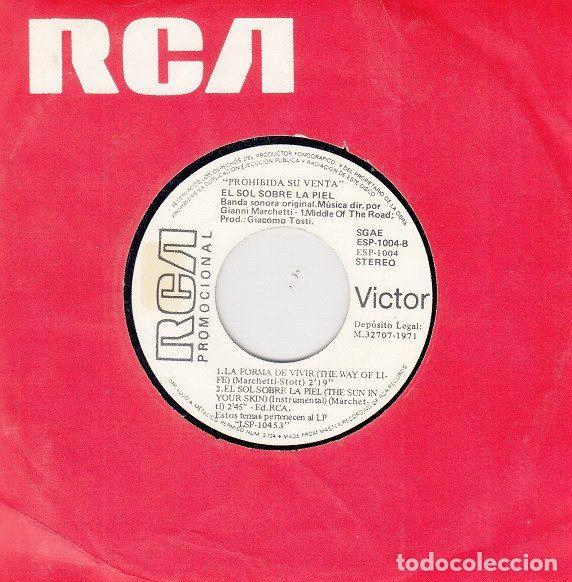 Disques de vinyle: Gianni Marchetti / Middle Of The Road &ndash; The Sun In Your Skin = El Sol Sobre La Piel (Vinyl, RCA...