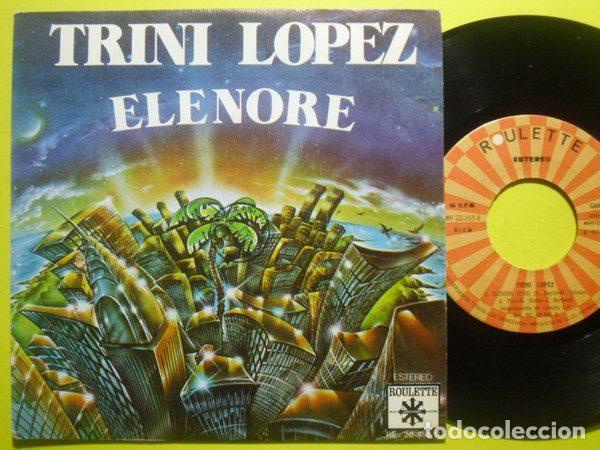Discos de vinil: Trini Lopez &ndash; Elenore / Lemon Tree (Vinyl, Roulette MR 20.355 S)